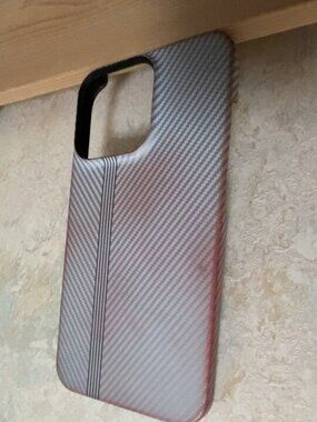Rose Gold Carbon Fiber Stripe Case